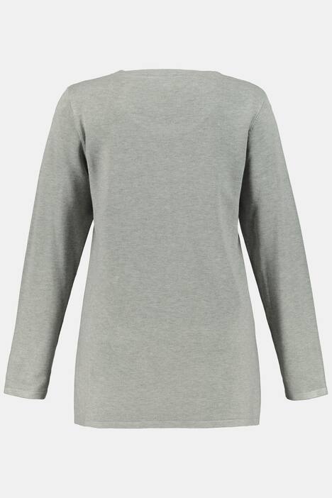 Pullover, Feinstrick, Hot-Fix-Steine, Langarm, selection