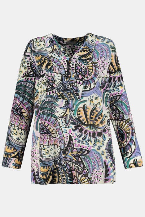 tunika, paisley-kuvio, pitkät hihat, Selection