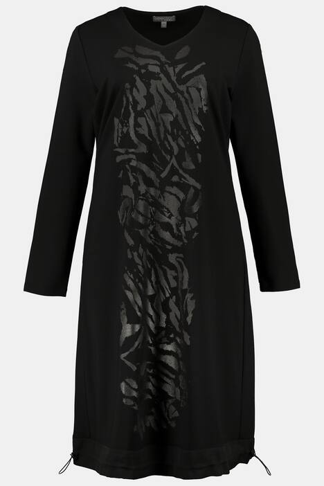 Kleid, Punto-di-Roma, verstellbarer Saum, selection