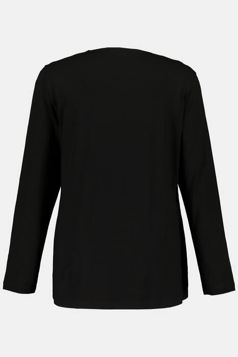 2-in-1-Shirt, Glitzerstrahlen, Langarm, selection