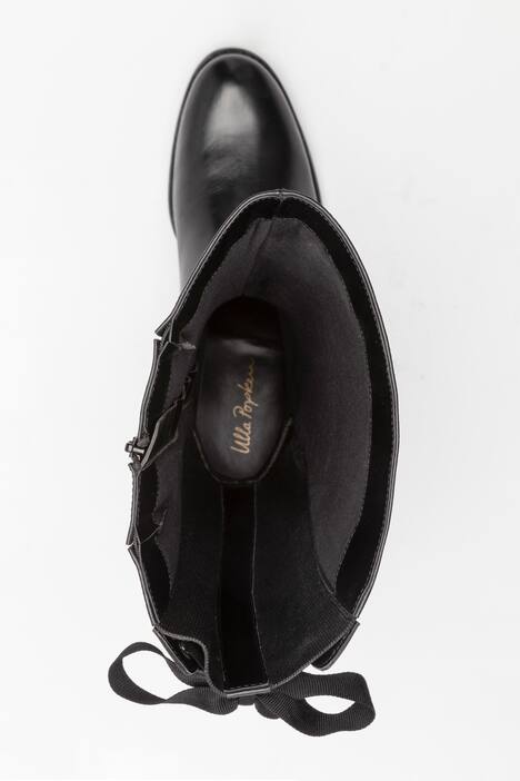 Bottes de cuir, tige XL, lacets, largeur H
