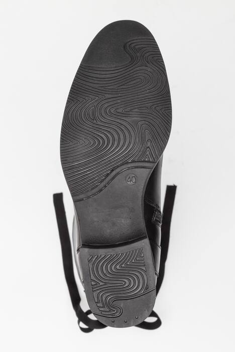 Bottes de cuir, tige XL, lacets, largeur H