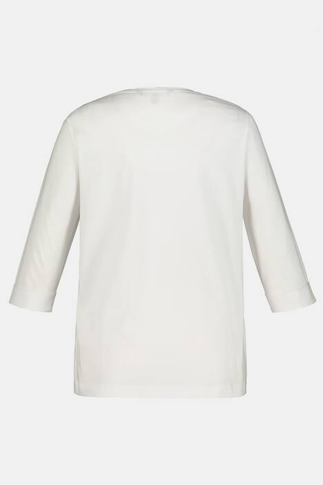 Shirt, Statement, Classic, Blüten, 3/4-Arm