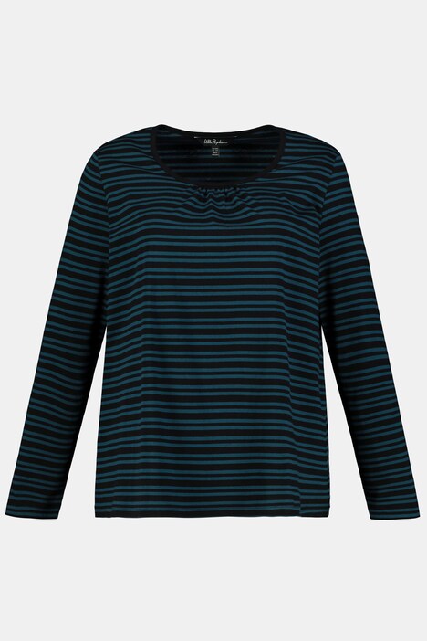T-shirt, rayures, manches longues