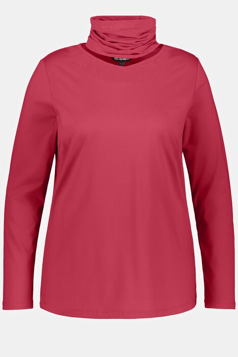 T-shirt technique de ski, avec snood. Sèche rapidement. Manches longues.