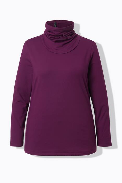 Functioneel skishirt, sneldrogend, sjaal, lange mouwen