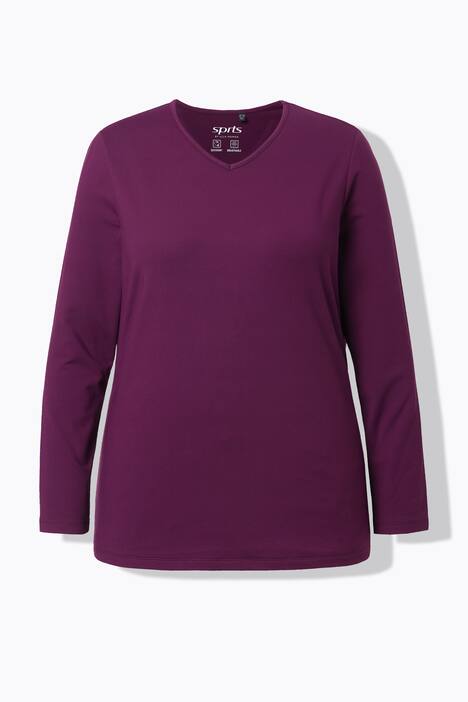 Functioneel skishirt, sneldrogend, sjaal, lange mouwen