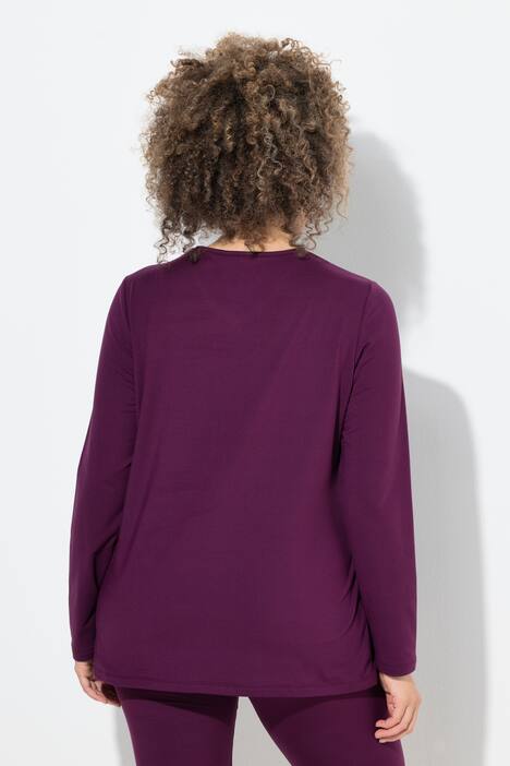 Functioneel skishirt, sneldrogend, sjaal, lange mouwen