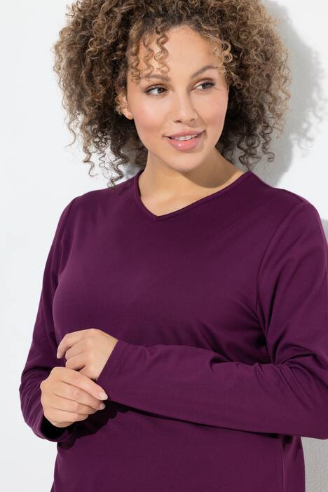 Functioneel skishirt, sneldrogend, sjaal, lange mouwen