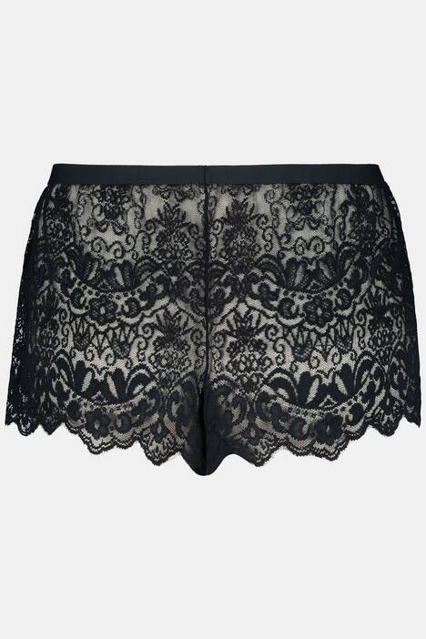 Pyjacourt, dentelle transparente, bretelles ajustables