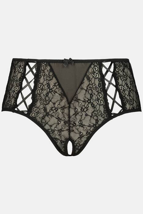 Stringpanty ouvert, high waist