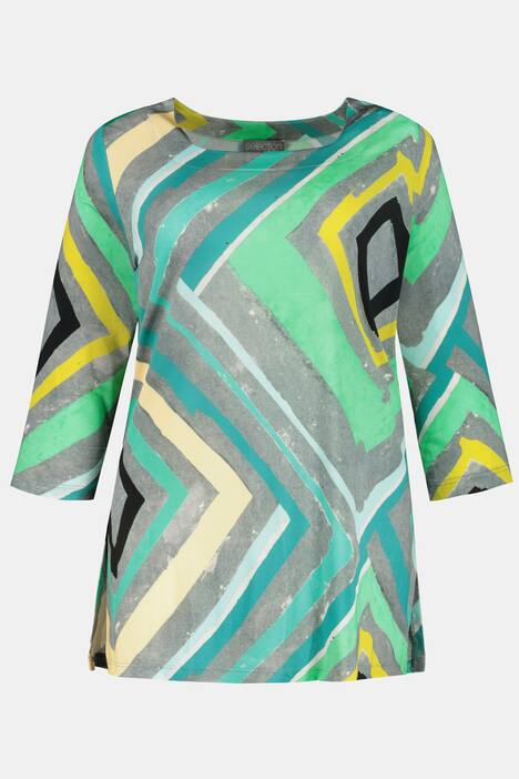 Slinkyshirt, Classic, 3/4-Ärmel, Carree-Ausschnitt