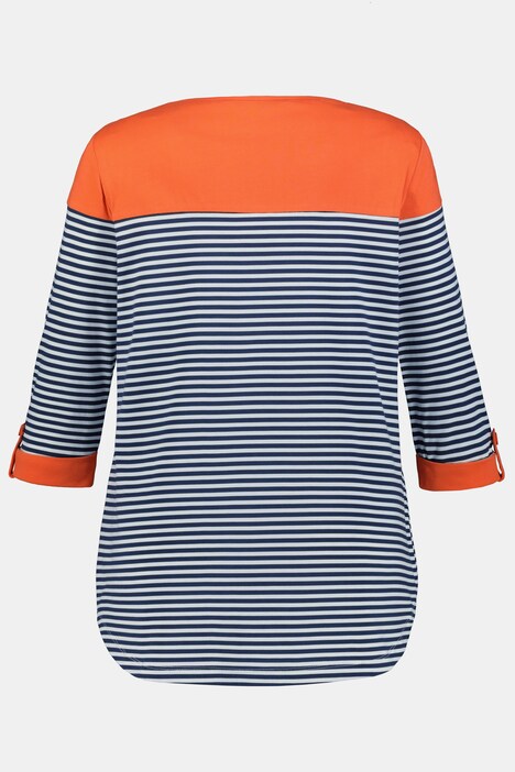 Shirt, Bretonstreifen, A-Linie, 3/4-Ärmel