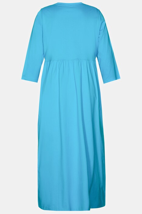 Patch Pocket Empire Cotton Pocket Knit Dress