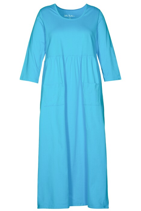 Patch Pocket Empire Cotton Pocket Knit Dress