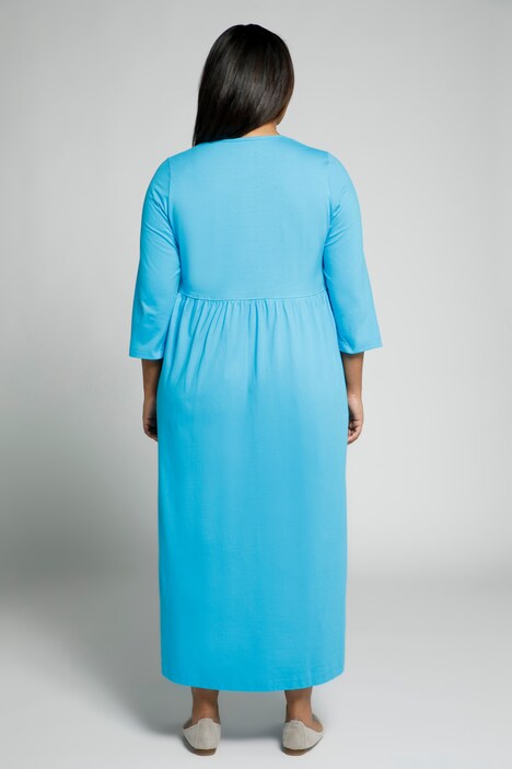 Patch Pocket Empire Cotton Pocket Knit Dress