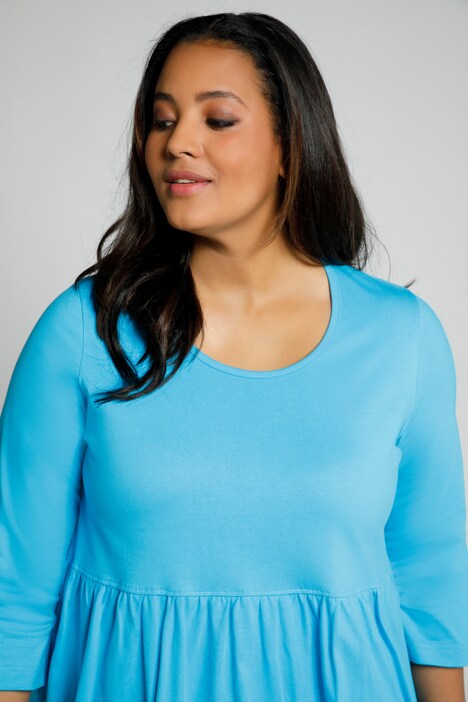 Patch Pocket Empire Cotton Pocket Knit Dress