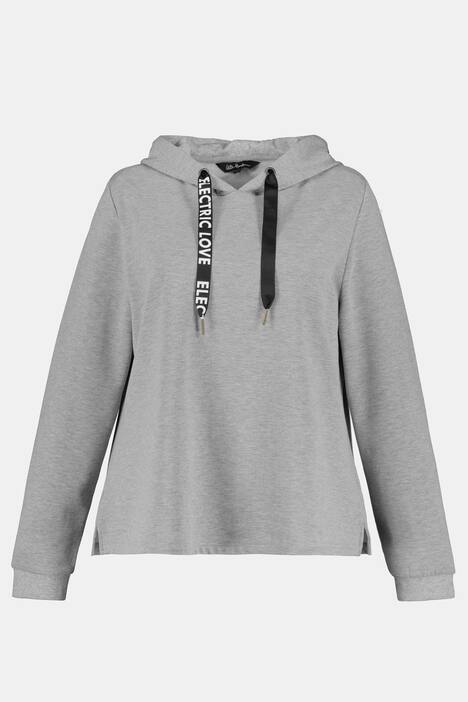 Hoodie, capuche avec lien, fentes