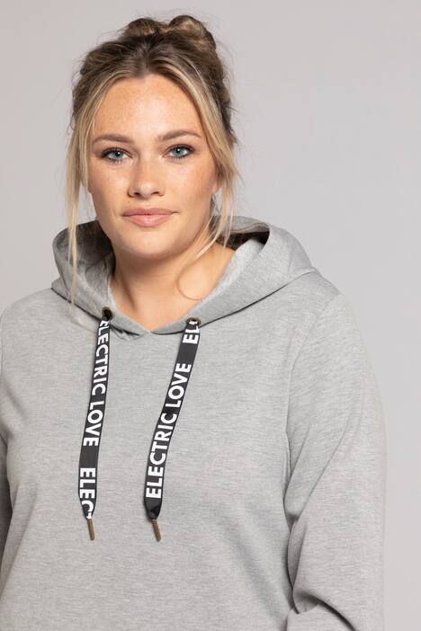 Hoodie, capuche avec lien, fentes