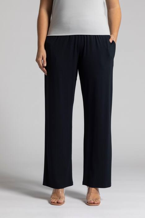 Jerseyhose, Elastikbund, Gerade Form, Taschen