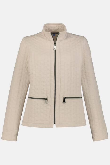 Sweatjacke Identity, Jaquard-Struktur