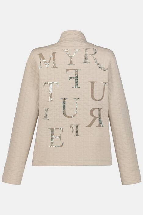 Sweatjacke Identity, Jaquard-Struktur