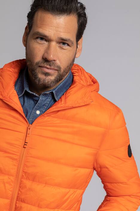 Steppjacke, Fakedaunen-Wattierung, Kapuze, praktische Taschen