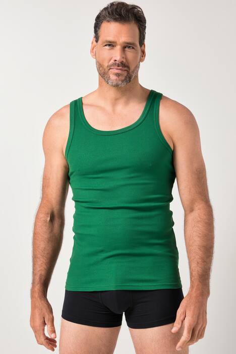 Débardeur/maillot de corps JP 1880, maille côtelée, sans manches - jusqu'au 8 XL
