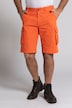 cargo bermuda, vintage look, praktische zakken, loose fit