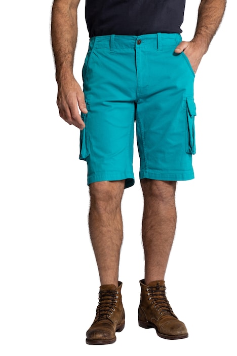 Cargo bermudy, vintage vzhled, praktické kapsy, uvolněný střih