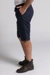 Bermuda en lin mélangé. Taille élastique. Coupe Basic Fit