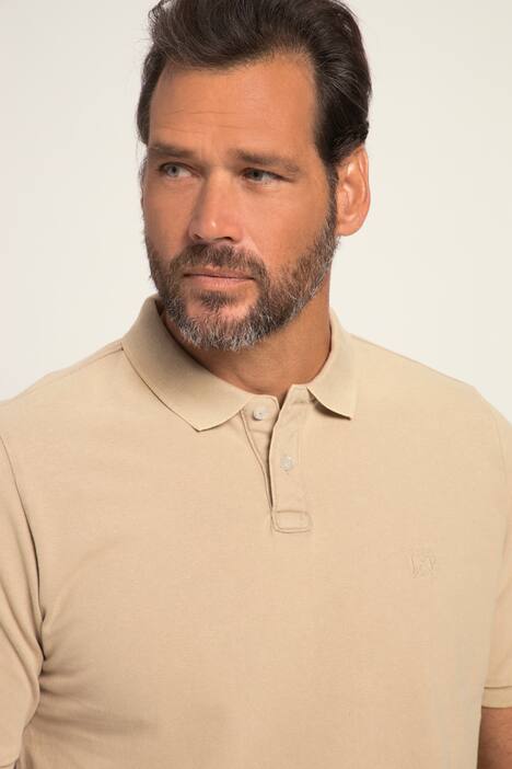 Maglia polo in piqué dal look vintage con mezze maniche