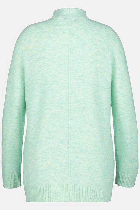 Pullover, snøre, oversize, ståkrave, lange ærmer