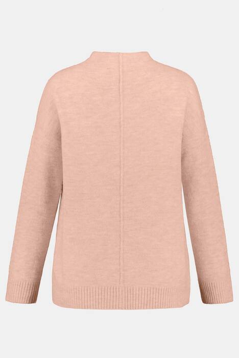 Pullover, oversized, Stehkragen, Langarm