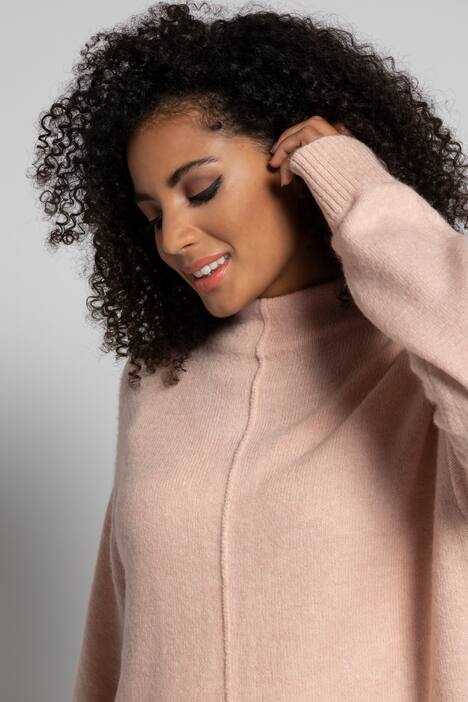 Pullover, oversized, Stehkragen, Langarm
