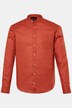 JP1880 Overhemd van een linnenmix, lange mouwen, opstaande kraag, modern fit