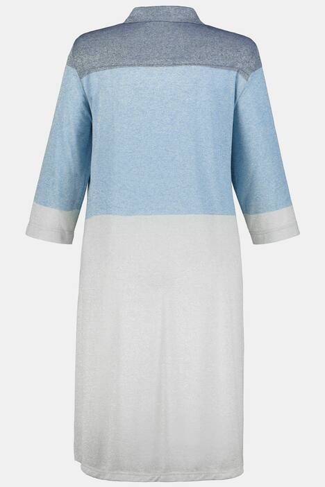 Longbluse, Jersey, Blockstreifen, Langarm