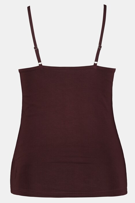 top, set van 2, gestreept / uni, spaghettibandjes, mouwloos