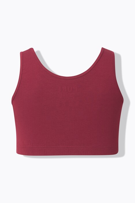 Bustier, breite Träger, Biobaumwolle