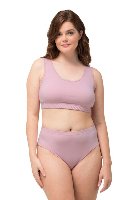 Bustier, široká ramínka, biobavlna