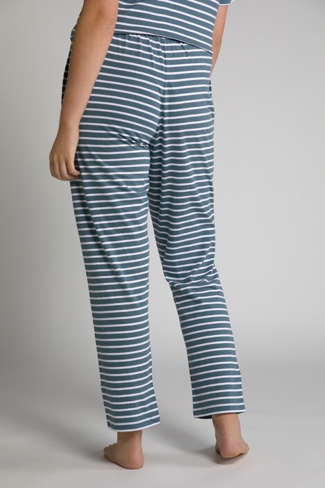 Pantalon de pyjama, rayures, coton bio