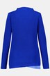 Pullover, asymmetrische Front, Stehkragen, Langarm