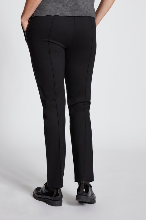 Hose Julia Identity, Edeljersey, Saum mit Band, schmal und bequem