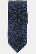 Cravate en soie avec motif floral, largeur 7,5 cm