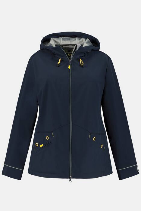 Veste softshell, doublure polaire, capuche, zip double curseur
