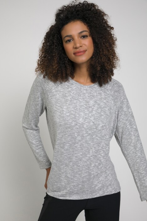Sweatshirt, Glitzersteine, Langarm