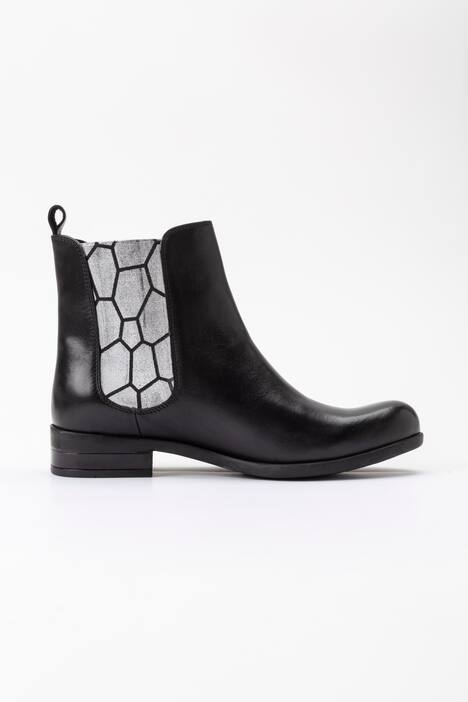 Chelsea-Boots, Nappaleder, Elastikeinsatz, Weite H