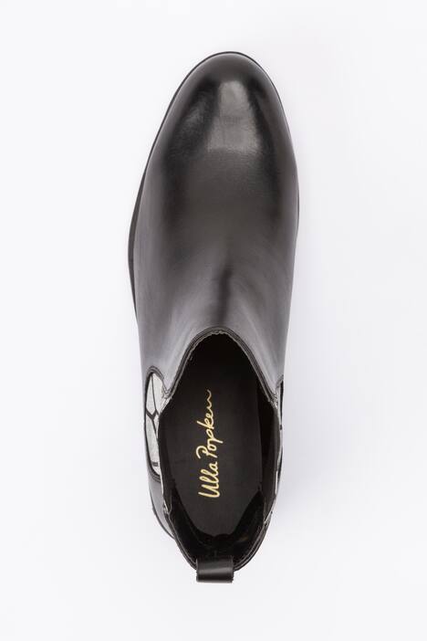 Chelsea-Boots, Nappaleder, Elastikeinsatz, Weite H