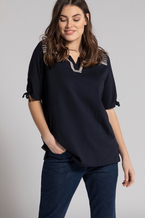 shirt, stiksel, korte mouwen, rimpeling, biologisch katoen
