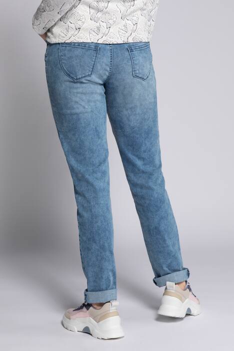 Jeans Tina, Farbnähte, gerade 5-Pocket-Form, recycelt